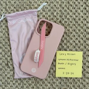 Blush Pink Loopy Case IPhone 15 Pro Max